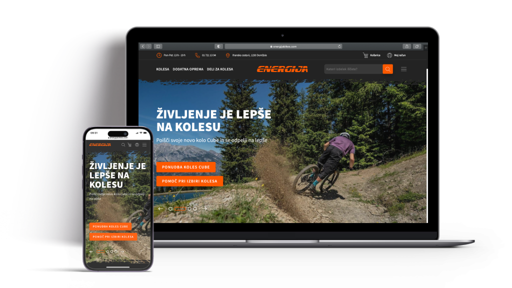 Online store development - Energija Bikes