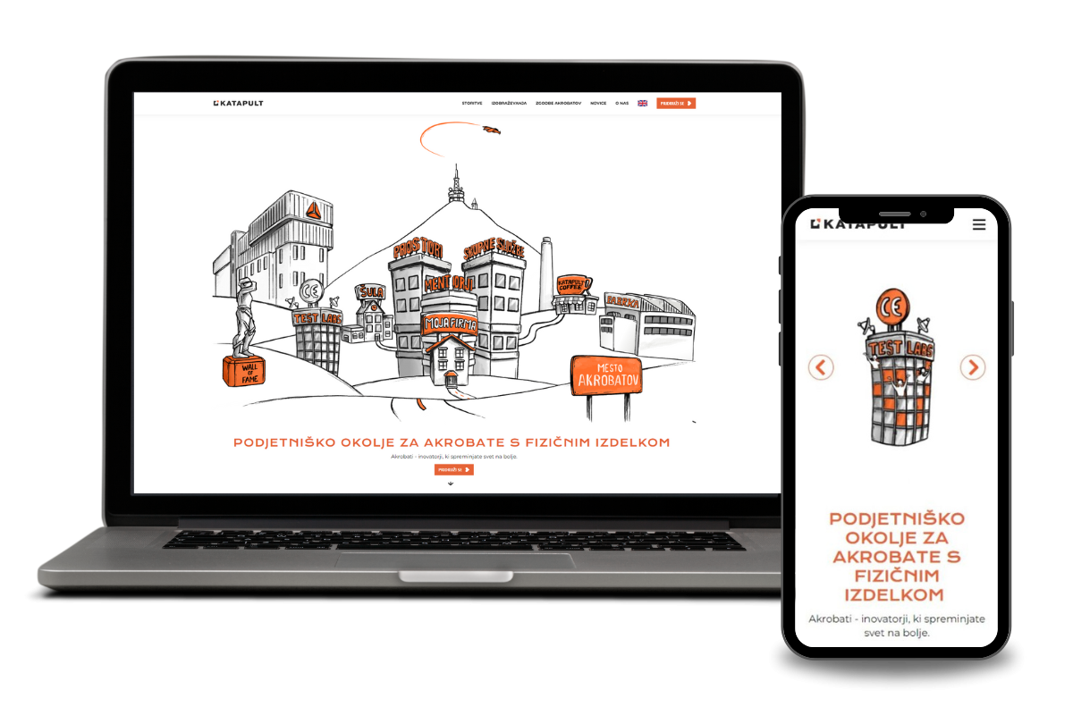 Website design and development - Katapult
