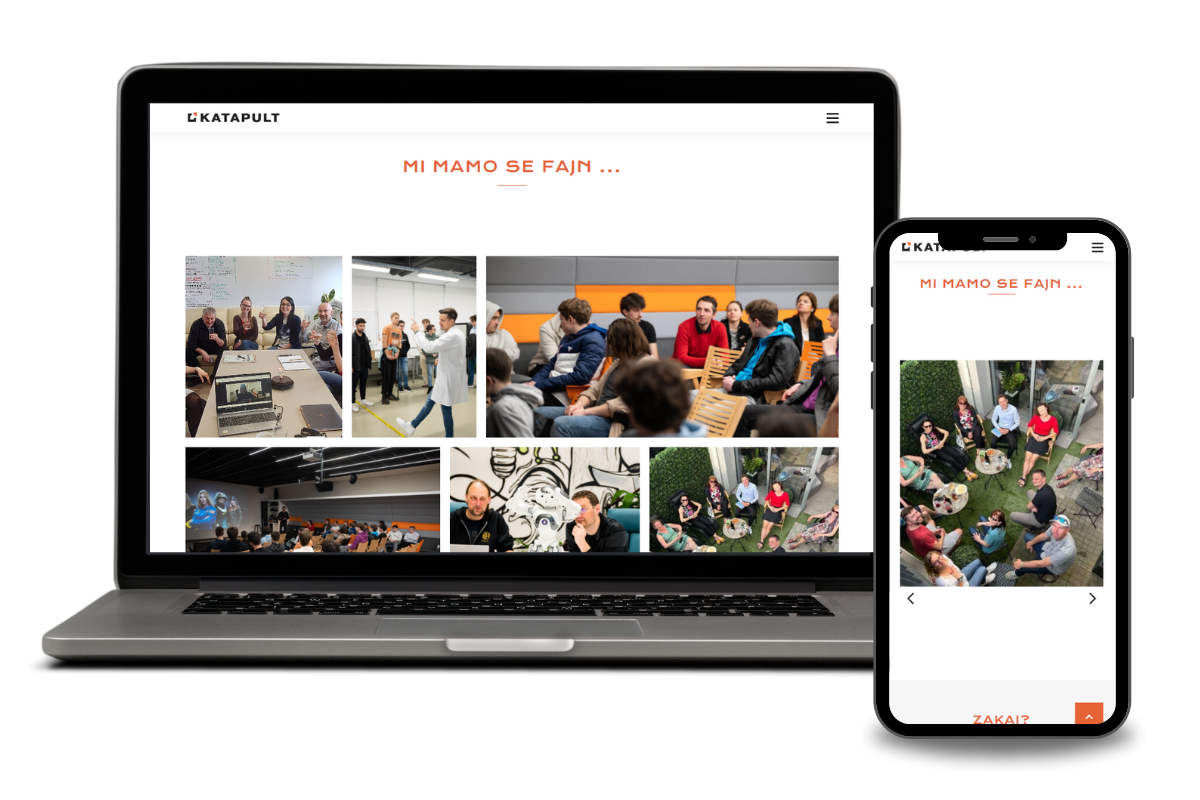 Website design and development - Katapult