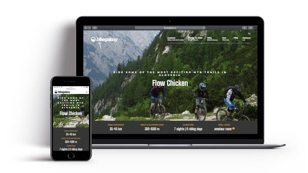 Web application development - Bikegalaxy