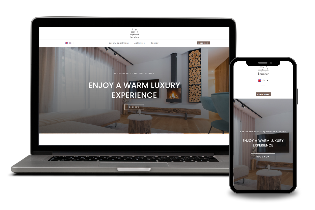 Online booking website - Bor in bor