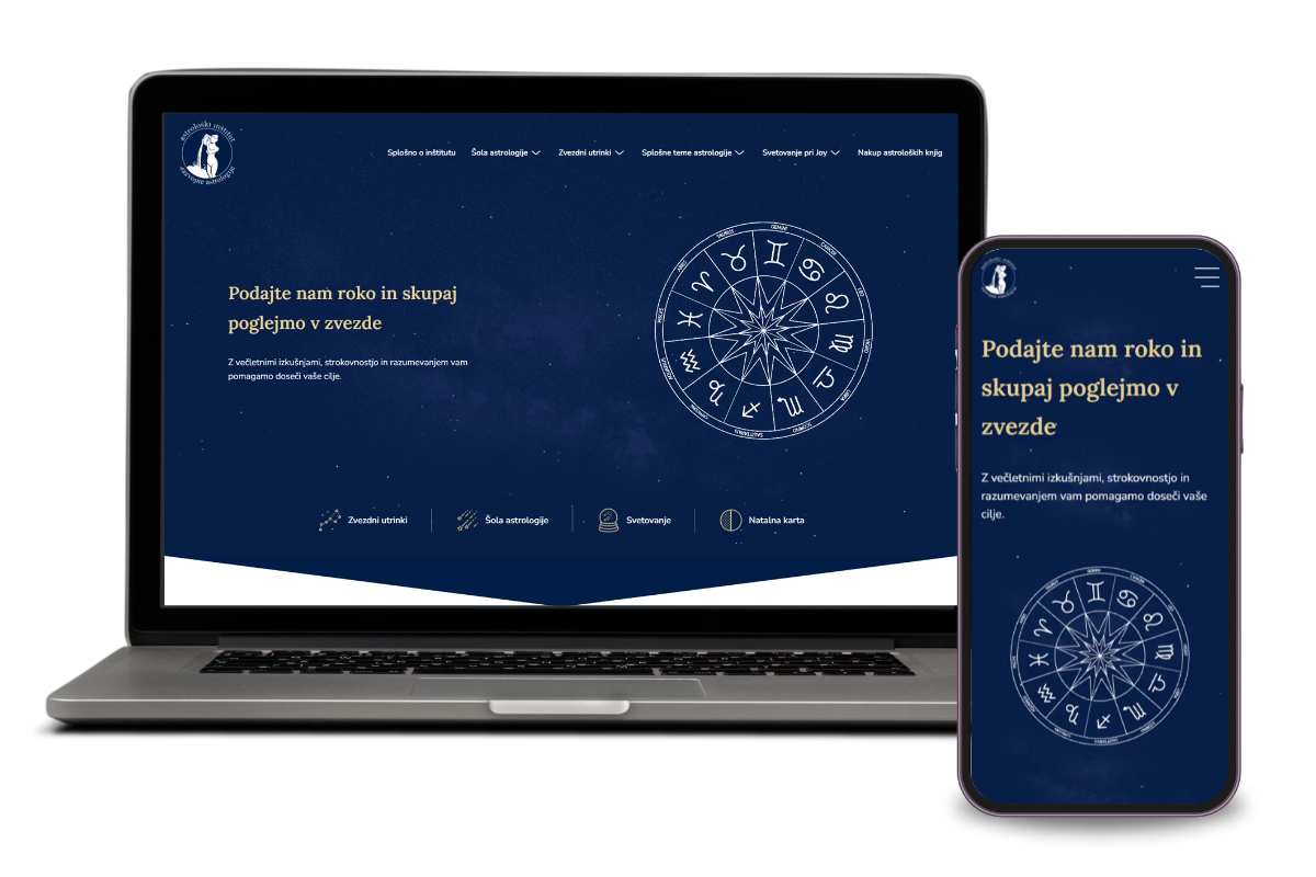 Website design and development - Astrološki inštitut