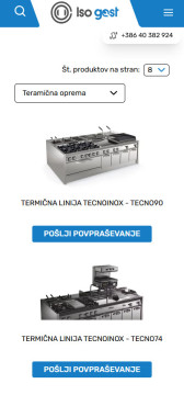 Website design and development - Iso Gast