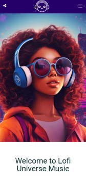 Website design and development - Lofi Universe Music